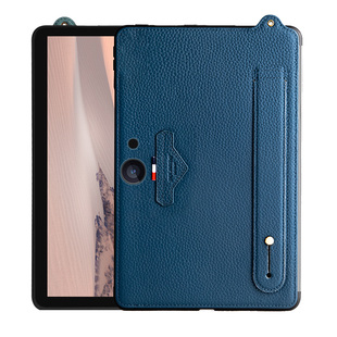 适用华为Matepad11.5S保护套Air真皮荣耀v7pro平板壳MatePadPro12.2手持式C5e后盖壳mini/2026款C7二代X10pro