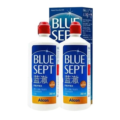 爱尔康蓝澈双氧水护理液360ml硬性角膜塑形镜ok镜护理液除蛋白