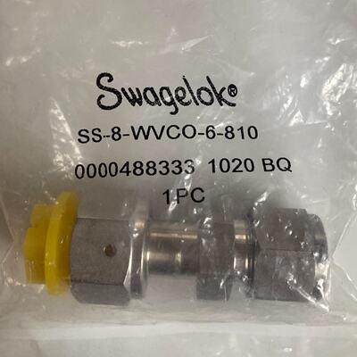 议价Swagelok 世伟洛克 SS-8-WVCO-6-810不锈钢 VCO O 型圈面密封