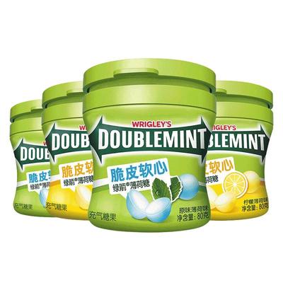 绿箭薄荷糖脆皮软心糖清新口气