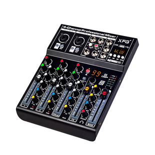 XFG 专业小型调音台家用KTV蓝牙DSP混响K歌手机电脑直播录音迷你