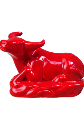 陶瓷十二生肖桌面装饰化解小摆件