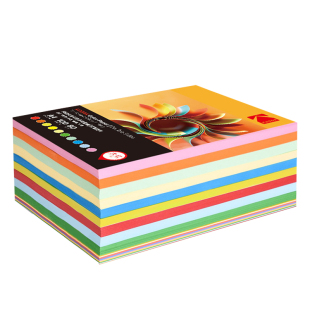 柯达彩色a4打印复印纸80g100张粉色黄蓝色幼儿园儿童手工折纸a4纸