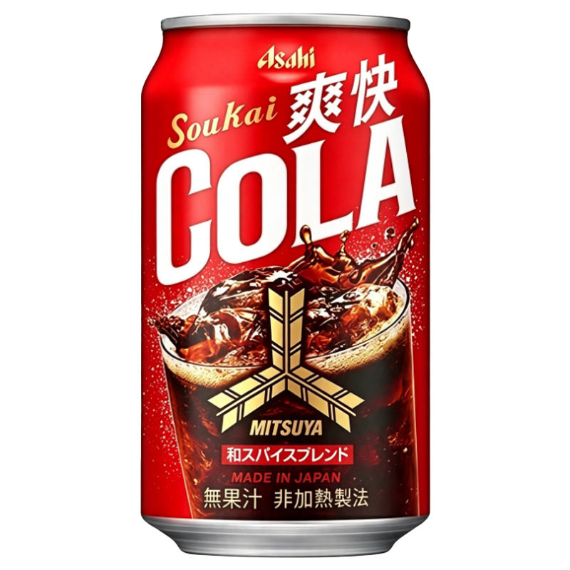 日本三矢爽快可乐罐装进口汽水