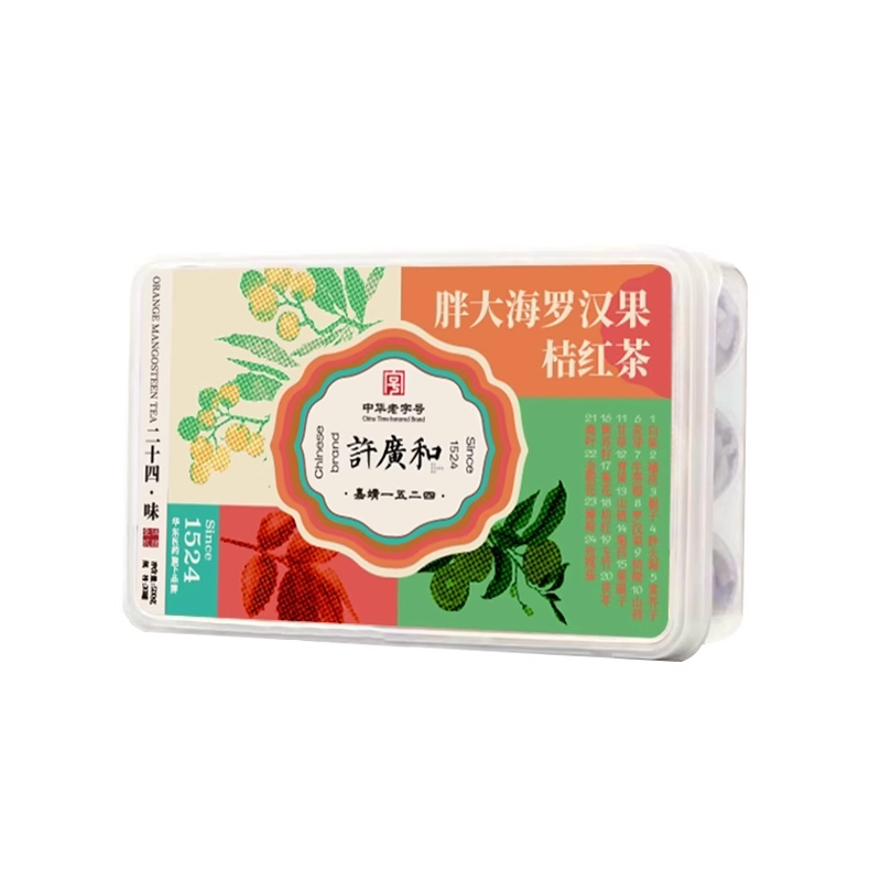 华东医药许广和24味胖大海罗汉果桔红茶甘草金银花菊花养生茶