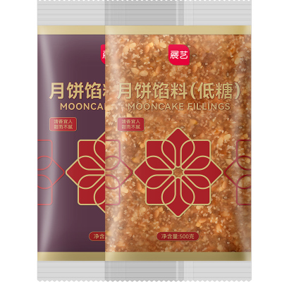 展艺几十种低糖月饼馅料家用500g