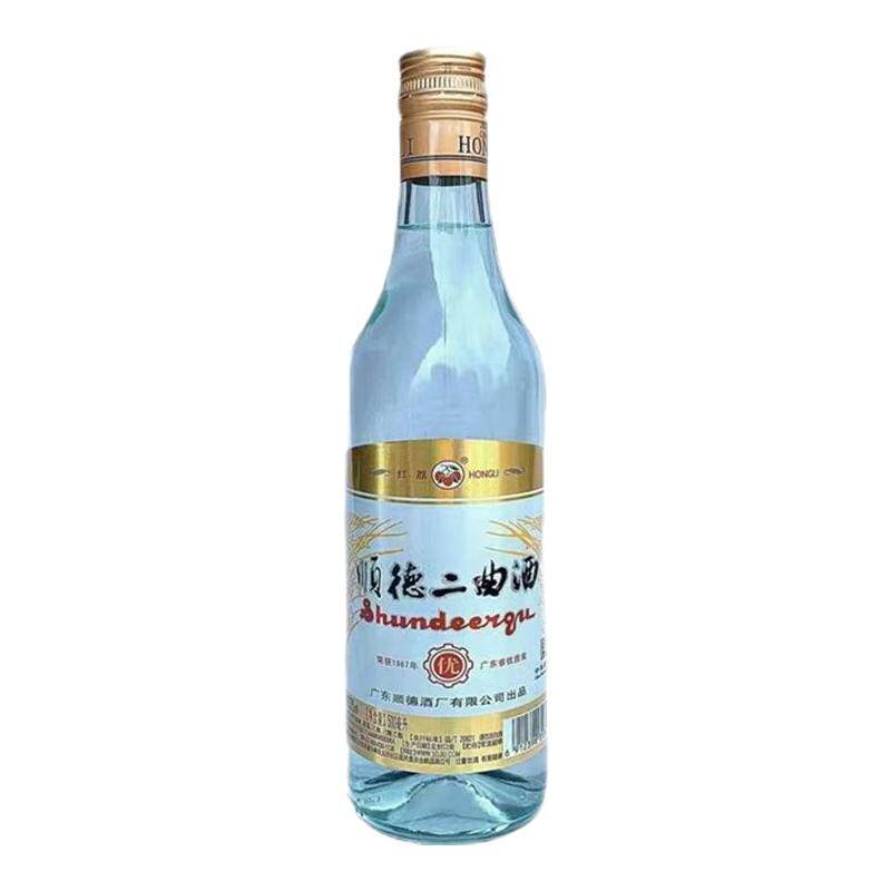 顺德二曲酒52度玻璃瓶500ml.