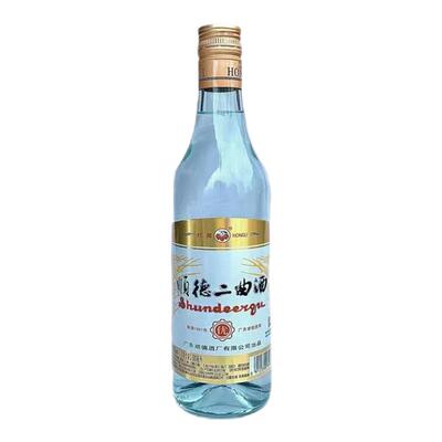 顺德二曲酒52度玻璃瓶500ml.