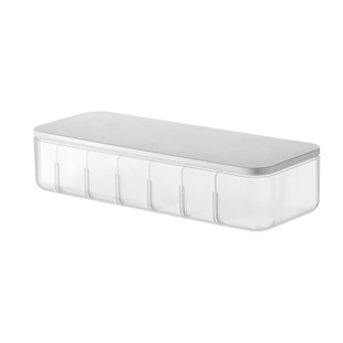 懒角落数据线收纳盒带盖电源手机充电线插头整理桌面理线盒绕线器