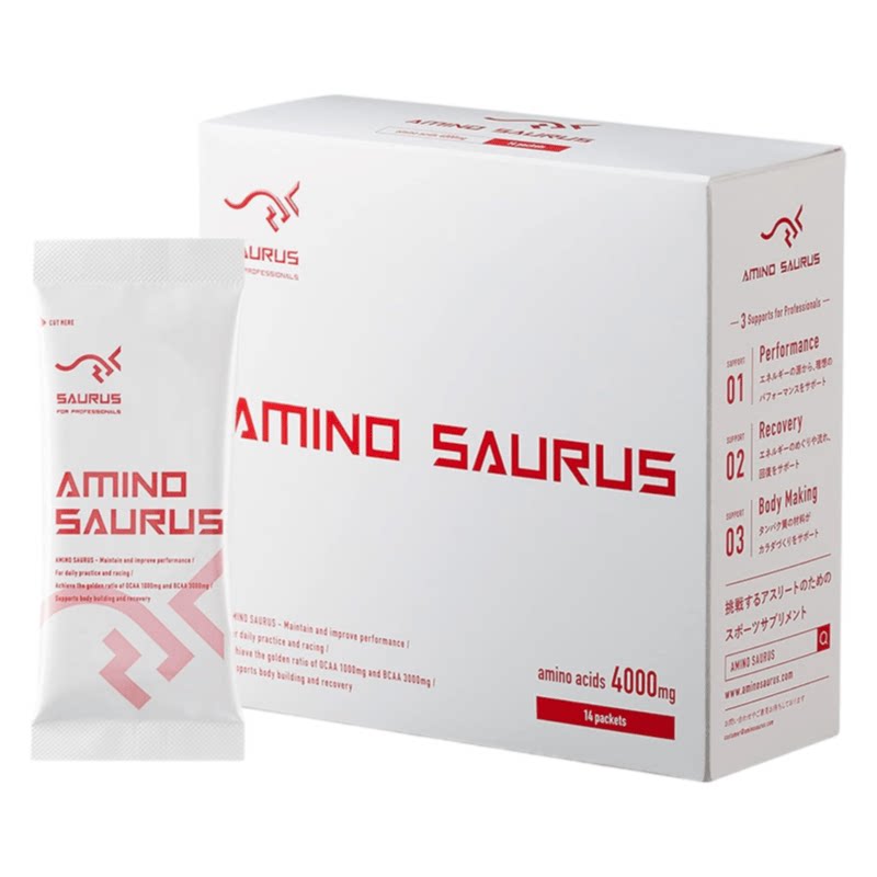 三盒可直邮日本Amino saurus运动必需氨基酸跑步游泳举重铁人三项