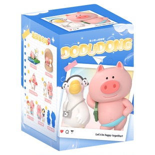 KKV正品果小鹅嘟嘟猪暴走打卡小分队系列盲盒创意手办摆件玩具
