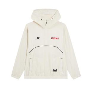 特步中国霹雳舞队同款风衣丨秋冬新款男女同款透气情侣薄夹克外套