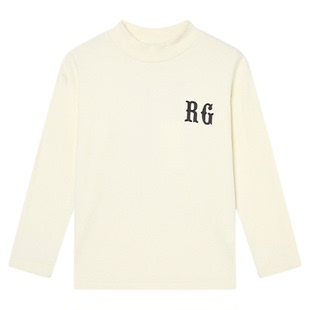 RBIGX瑞比克童装秋季新款中大童半高领打底衫休闲百搭男童长袖T恤