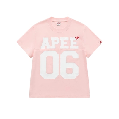 APEE女款修身短款甜美短袖T恤