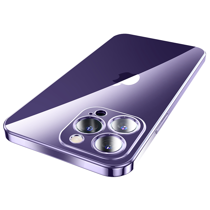 适用苹果15手机壳2023新款iphone15promax自带镜头膜13pro透明硅胶14高级12全包防摔plus蓝色女