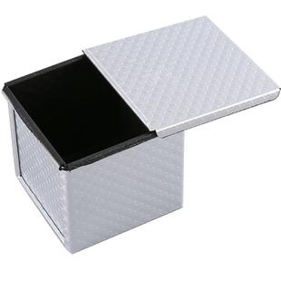 三能吐司盒250g 带盖土司盒圆形家用迷你小面包 生吐司模具