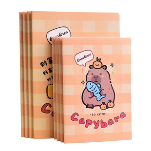 笔记本16K车线本高颜值可爱卡通记事本大号创意横线本B5缝线本A5日记本中学生学习用品奖励学生奖品本子批发