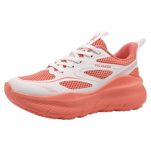 佩斯熊猫跑鞋女款超轻减震轻便2025新款网面透气增高运动跑步鞋男