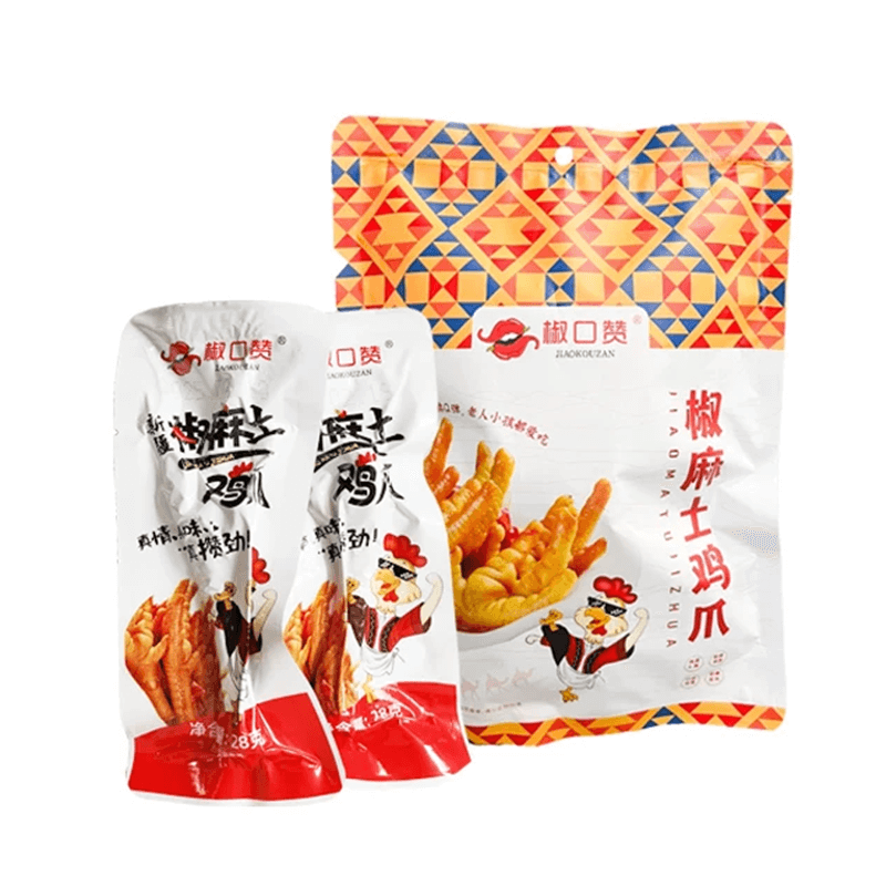 椒口赞椒麻土鸡爪独立包装140g