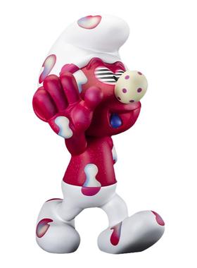 摆件leblondelienne蓝精灵限量