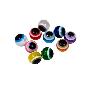 路亚3D鱼眼挡珠挡豆德州卡罗钓组软饵配件专用撞珠挡豆响珠仿真豆