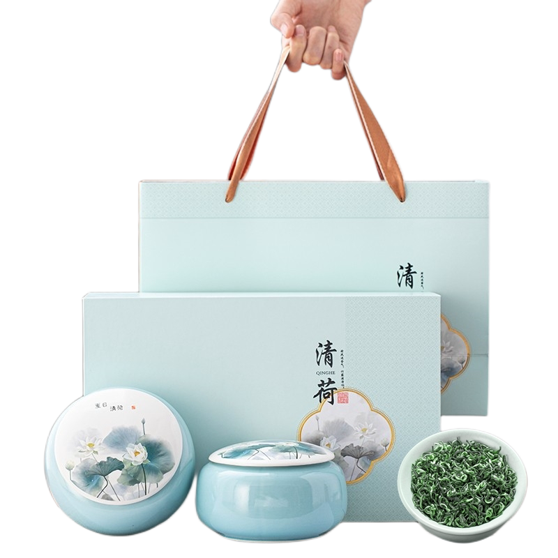 新茶碧螺春绿茶叶送礼茶叶礼盒装高级高档送礼品中秋节送长辈领导