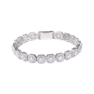 ASAPROCKY逆爱顺恨池骋满钻锆石超闪方糖手链田栩宁同款嘻哈潮男