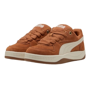 PUMA彪马女鞋面包鞋冬季新款Park厚底增高运动鞋卡其色板鞋402510