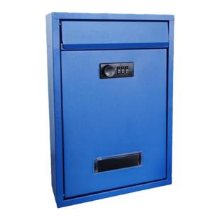 铁艺别墅报箱密码信箱室外防雨壁挂家用报纸收纳箱邮筒意见箱定制