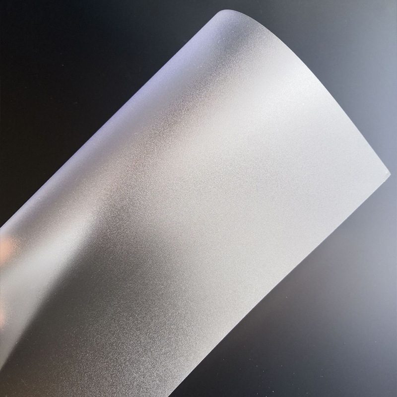 PC透明薄片可定磨砂pvc卷塑料片车间吸塑印刷冲切批发