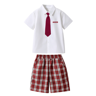 六一儿童合唱演出服幼儿园毕业照英伦学院风小学生班服朗诵表演服