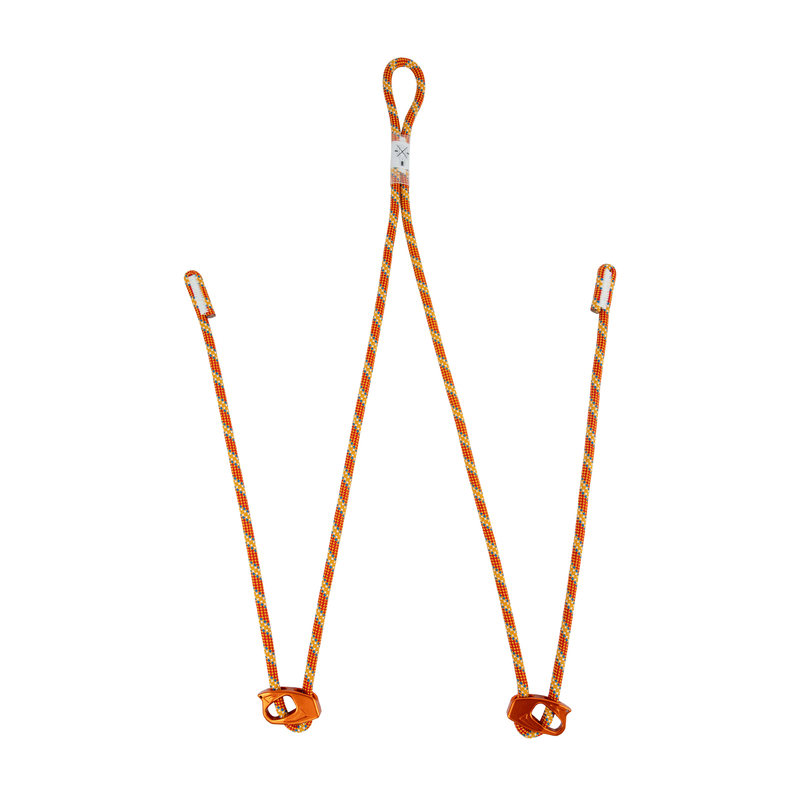 牛尾调节器户外攀岩动力绳双挽索速降保护可释放锚点高空防坠装备