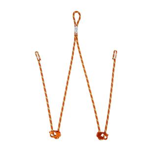 牛尾调节器户外攀岩动力绳双挽索速降保护可释放锚点高空防坠装备