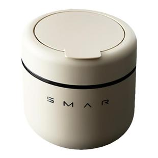 桌面垃圾桶客厅茶几办公室床头书桌上卫生桶带盖可爱卧室车载纸篓