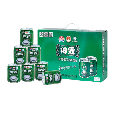 孝感特产神霖银耳米酒8罐/20罐装