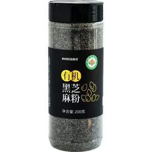 食尚农场壹号有机纯黑芝麻粉熟制