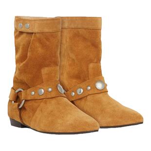 ISABEL MARANT STANIA平底铆钉骑士靴短靴女