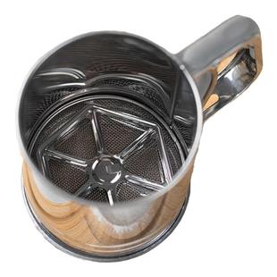 法焙客粉筛手持半自动面粉筛家用过滤网筛子筛网烘焙工具撒粉神器