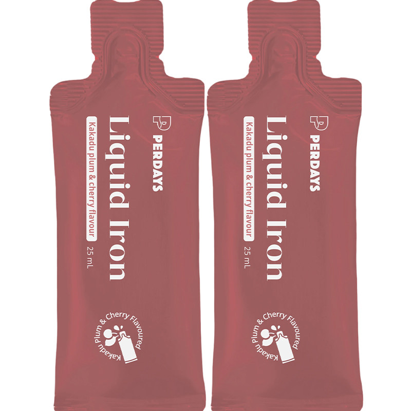 PERDAYS孕妇液体铁哺乳期成人女性贫血补气血无腥味补铁经期2条