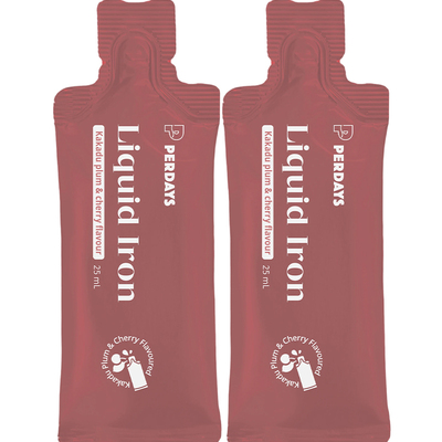 PERDAYS孕妇液体铁哺乳期成人女性贫血补气血无腥味补铁经期2条