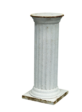 铁艺罗马柱展示台底座做旧铁制