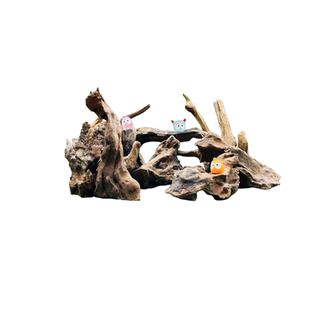 苔藓微景观装饰木头木桩鱼缸原木沉木摆件森林花盆盆景装饰品配件