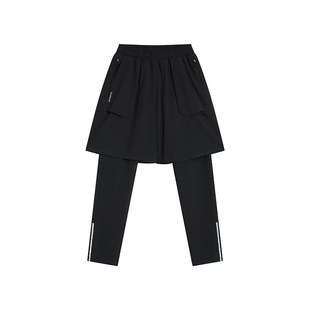 Dodopoli男童防泼水加绒假两件裤子吸湿排汗保暖冬儿童运动休闲裤