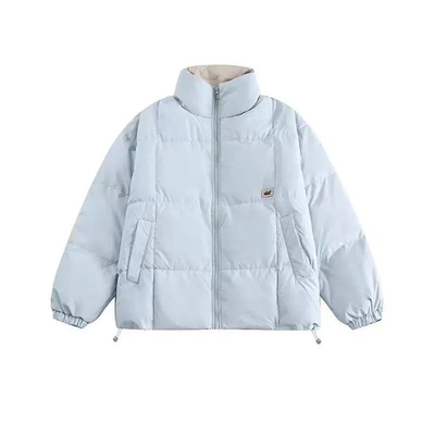 羽绒服女短款立领学生街头