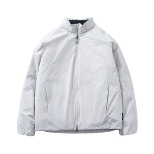 RESTICK「班班」90%白鹅绒日系极简羽绒服外套防风立领夹克男冬季