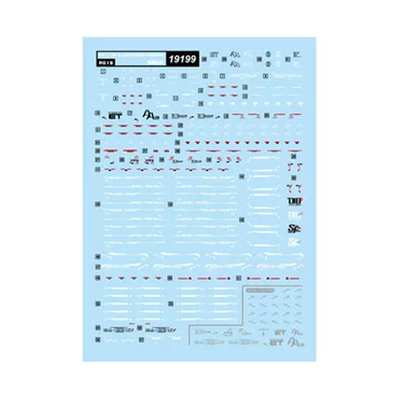 突击强袭自由模型水贴纸中环RG