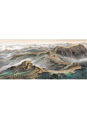 新中式客厅沙发背景墙装饰画大气
