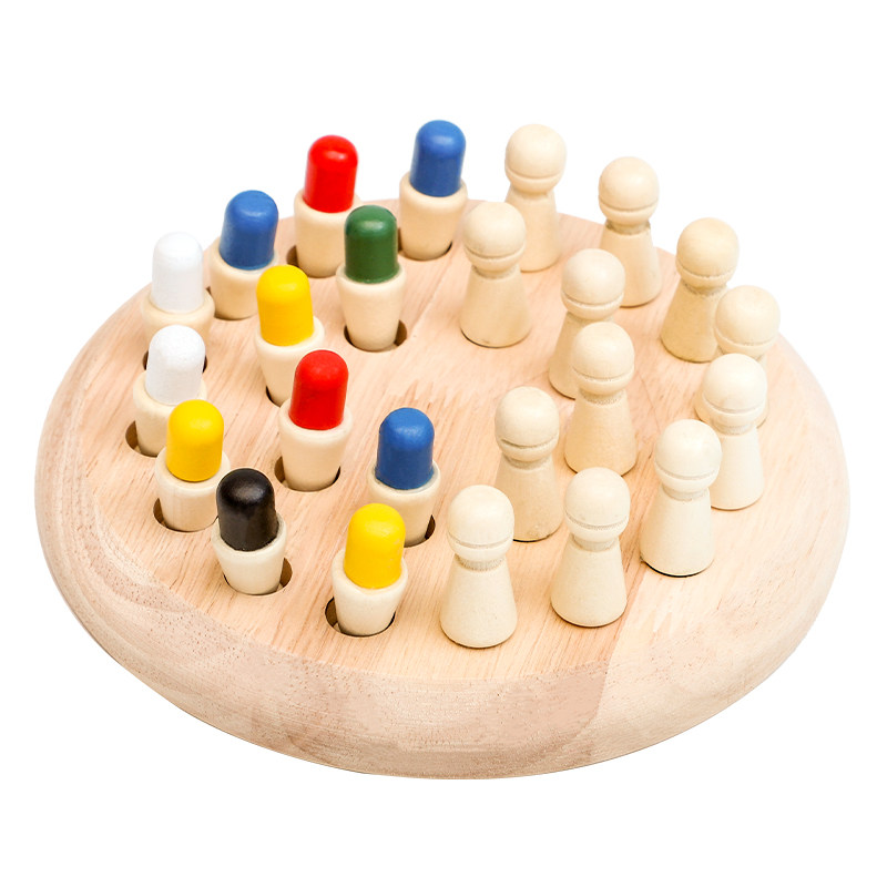木质记忆棋儿童益智早教桌游