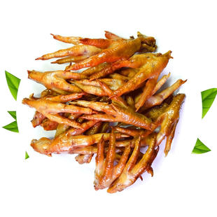 正宗李珍熏鸡 凤爪500g 即食熏味 鸡爪 鸡脚 卤味小吃休闲零食