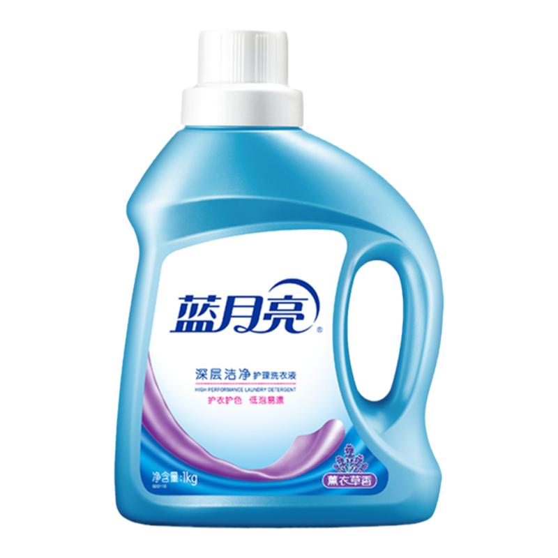 持久留香深层洁净洗衣液蓝月亮瓶
